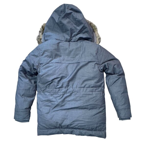 Appaman Boys Denali Faux Fur Trim Coat Sherpa lining Size 10 Grey NWOT MSRP $180 - Picture 3 of 10